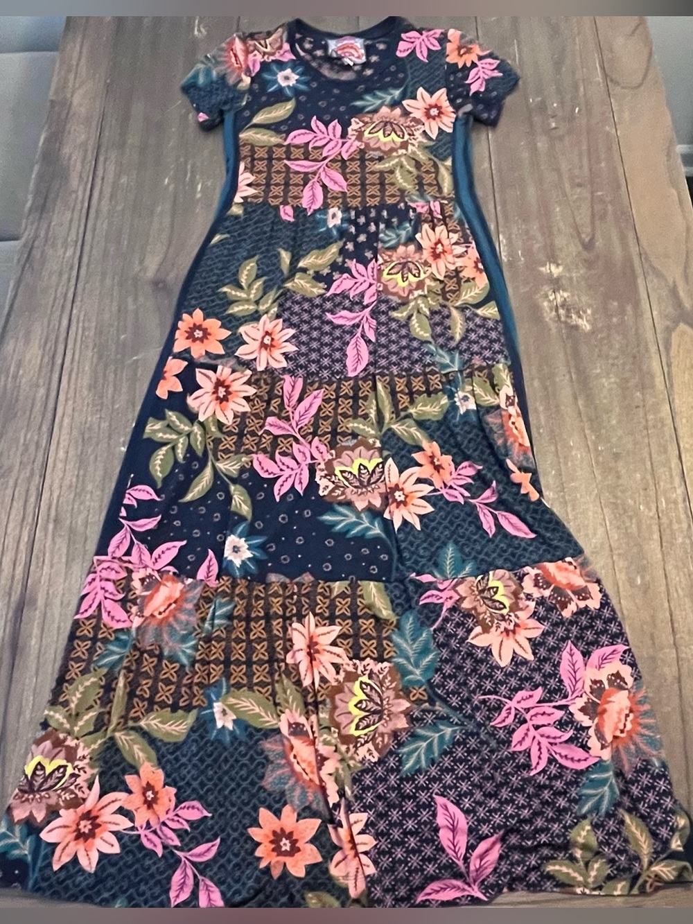 Johnny Was Delfino Cap Sleeve Maxi Dress Womens XS - Picture 4 of 5